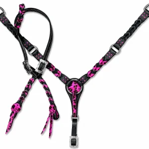 Black and Pink Tack Set